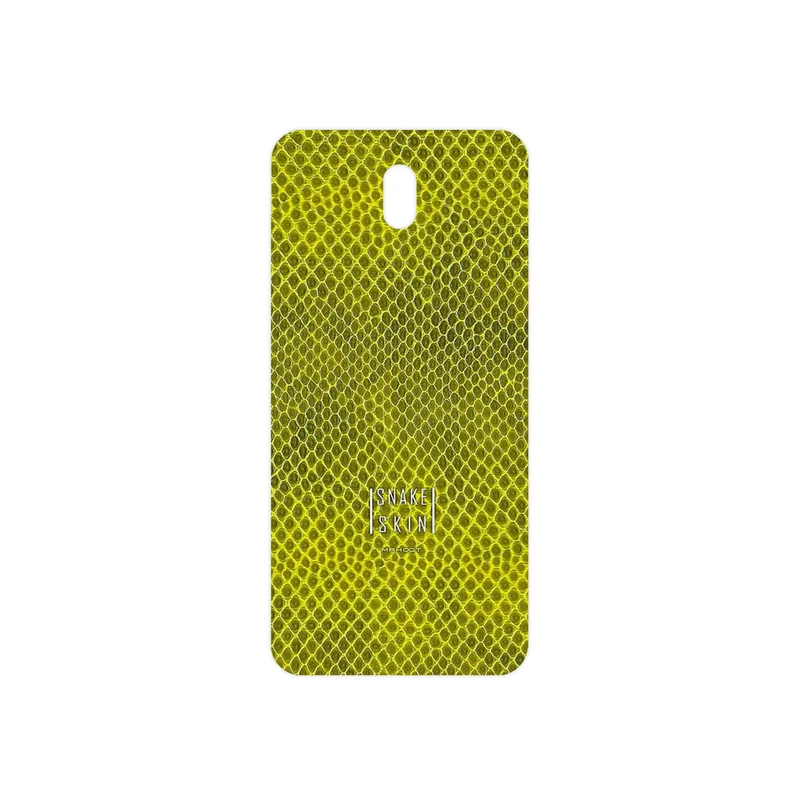 برچسب پوششی ماهوت مدل Yellow Snake Skin مناسب برای گوشی موبایل نوکیا 3.2 TA-1156