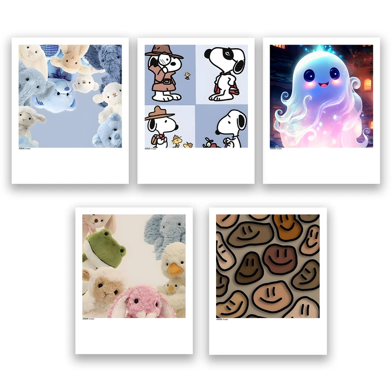 آویز تزیینی عرش مدل فانتزی انیمیشن کد Asa1286 مجموعه پنج عددی