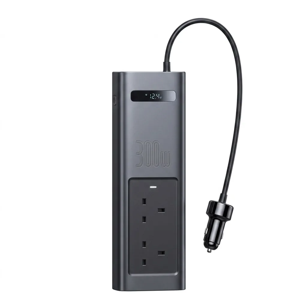 مبدل برق خودرو باسئوس مدل IGBT Power Inverter 300W‌‌‌ BS-CI30-02