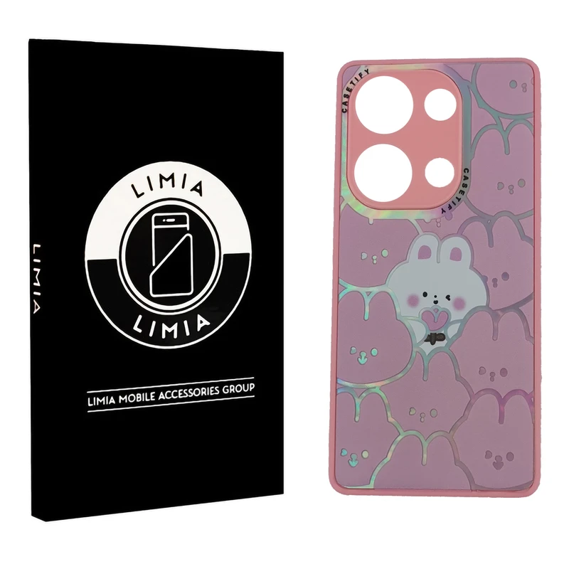 کاور لیمیا مدل فانتزی لنزدار طرح عروسکی شبرنگی مناسب برای گوشی موبایل شیائومی Redmi Note 13 Pro 4G / Poco M6 Pro 4G