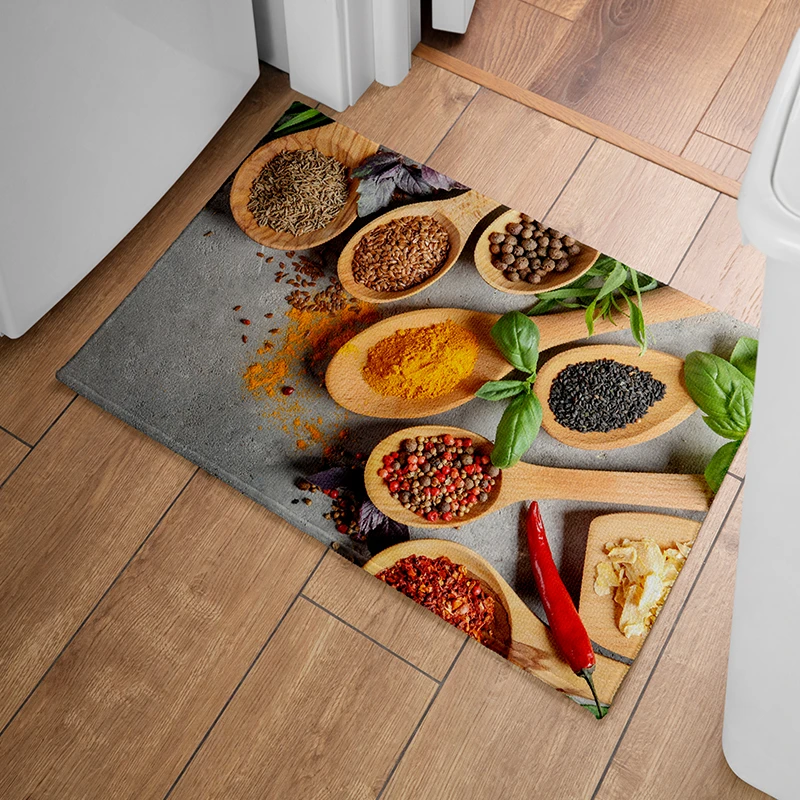 پادری  مدل  مخمل  طرح  آشپزخانه کد PD009 سایز  50x80 سانتی متر