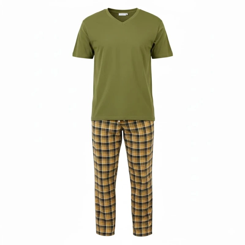 ست تی‌شرت آستین کوتاه و شلوار راحتی مردانه مدل MDSS-CH5001