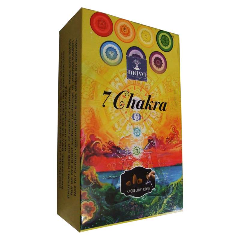 عود آبشاری مایا مدل هفت چاکرا