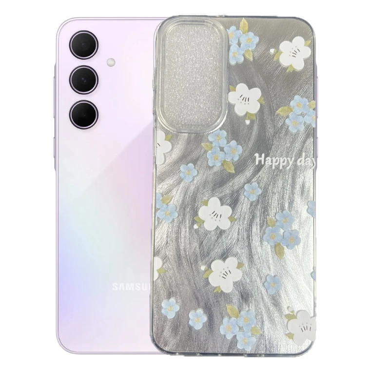 کاور طرح شکوفه باران مناسب برای گوشی موبایل سامسونگ Galaxy A15