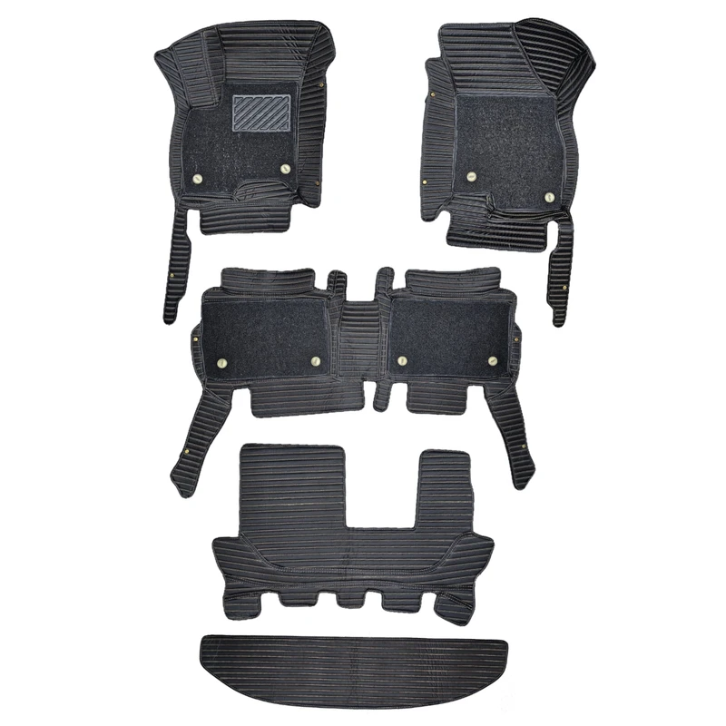 کفپوش 5 بعدی خودرو طرح گلدوزی مدل H-AP-1115-16 مناسب برای تیگو 8 به همراه کفپوش صندوق