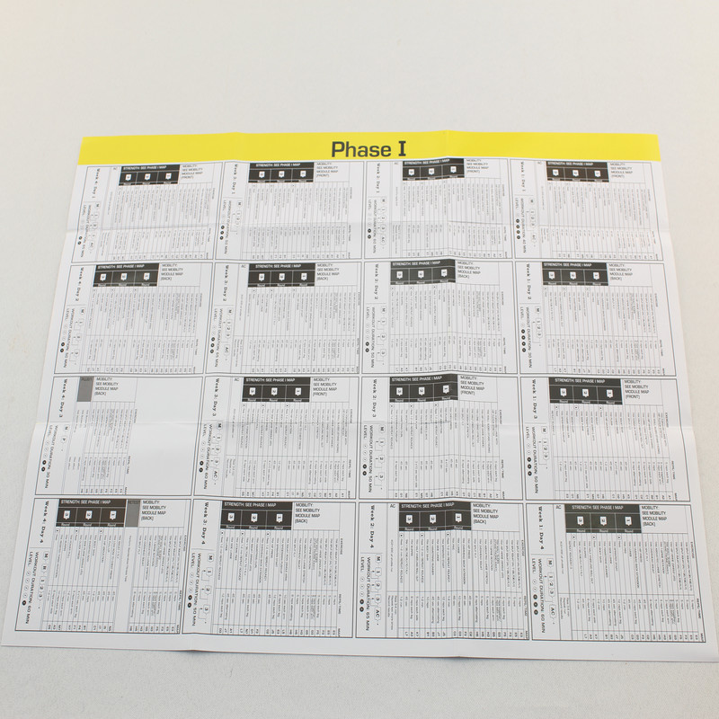 پوستر آموزشی مدل برنامه تمرینی  TRX  بسته 5 عددی