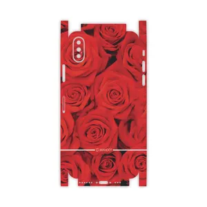 MAHOOT Red-Flower-FullSkin Cover Sticker for Apple iPhone Xs