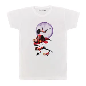 تی شرت آستین کوتاه بچگانه پرمانه طرح شگفت انگیزان کد pmt.6305