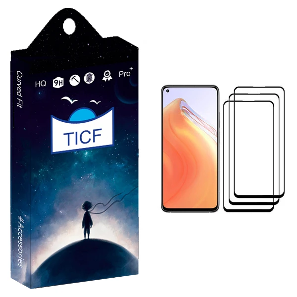 محافظ صفحه نمایش تی ای سی اف مدل +HD مناسب برای گوشی موبایل شیائومی Mi 10T 5G بسته سه عددی