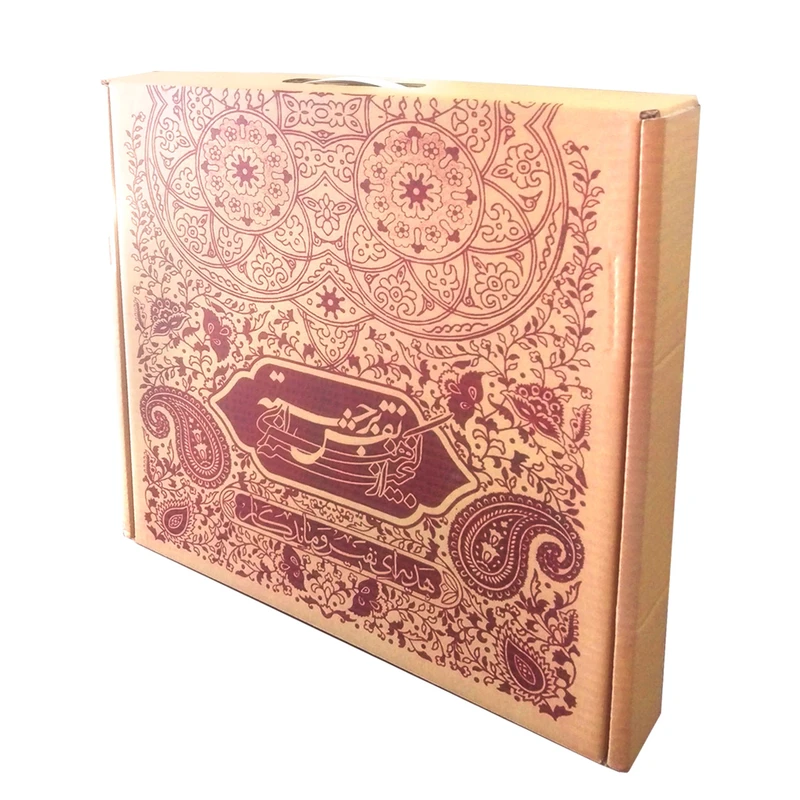 عکس شماره 9 : ساعت دیواری لوح هنر طرح آیه و ان یکاد کد 166