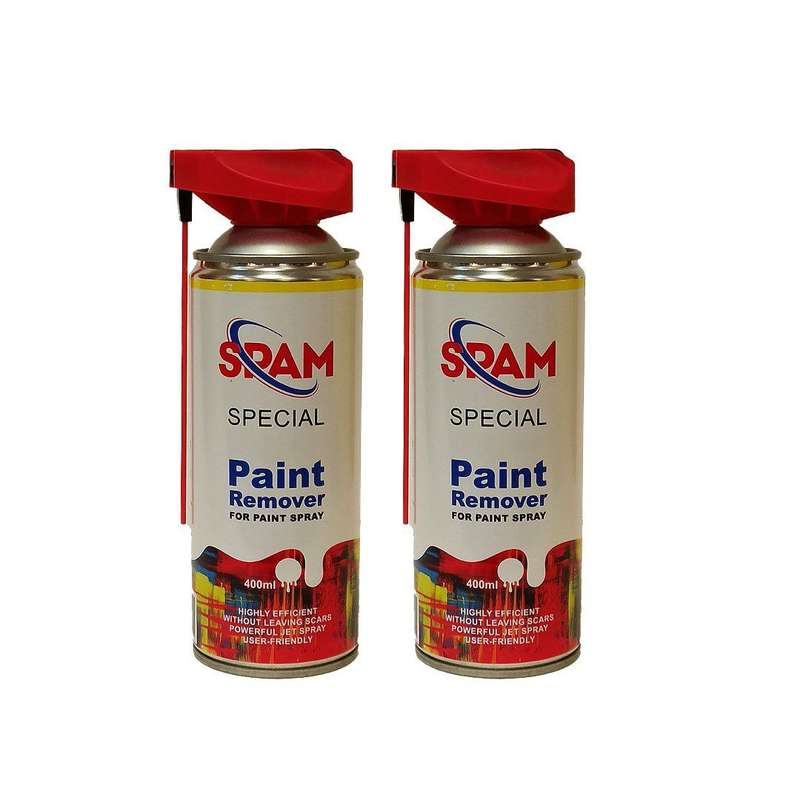 اسپری رنگ بر اسپم مدل paint remover حجم 400 میلی لیتر مجموعه 2 عددی