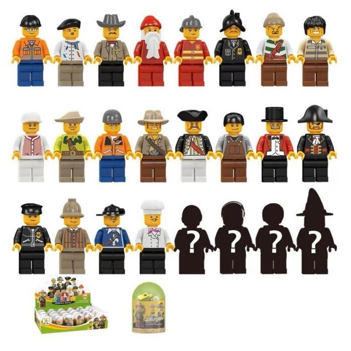 اکشن فیگور مدل کپسولی کد SM256 مجموعه 24 عددی