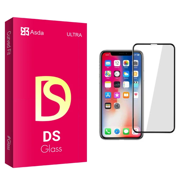 محافظ صفحه نمایش آسدا مدل DS مناسب برای گوشی موبایل اپل IPHONE X