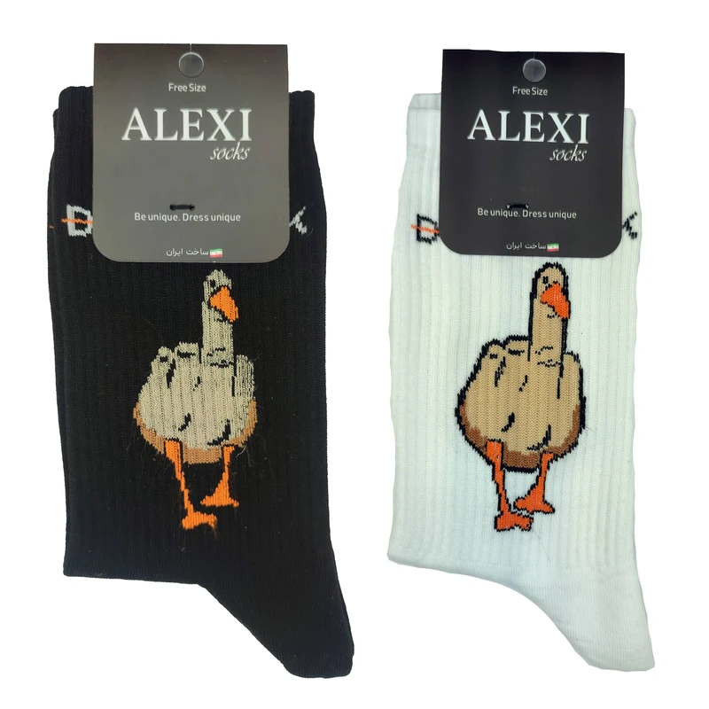 جوراب ساق بلند الکسی مدل SC067 بسته 2 عددی