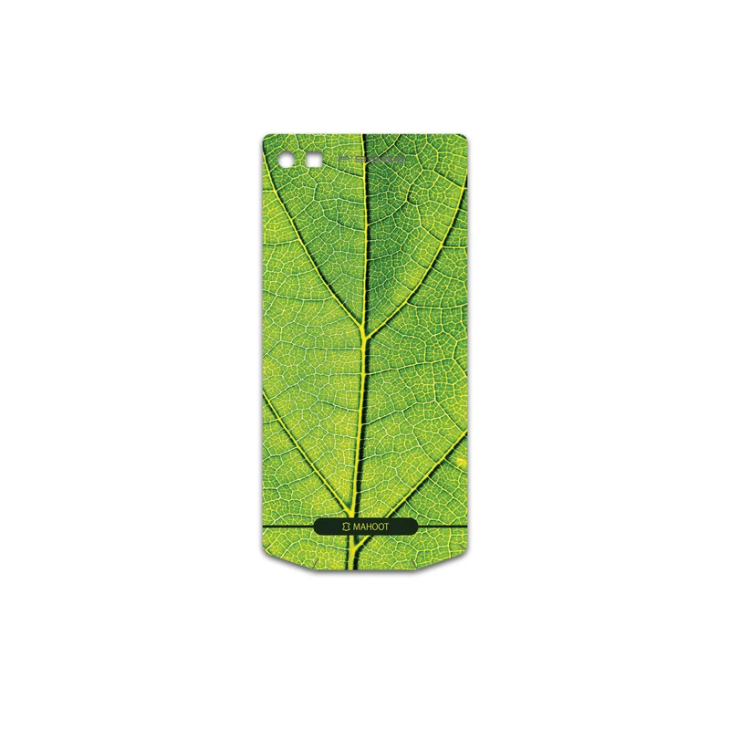 برچسب پوششی ماهوت مدل Leaf-Texture مناسب برای گوشی موبایل بلک بری Porsche Design P9982