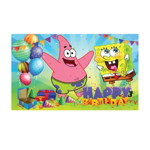 بنر تم تولد طرح باب اسفنجی کد B-SED_3452