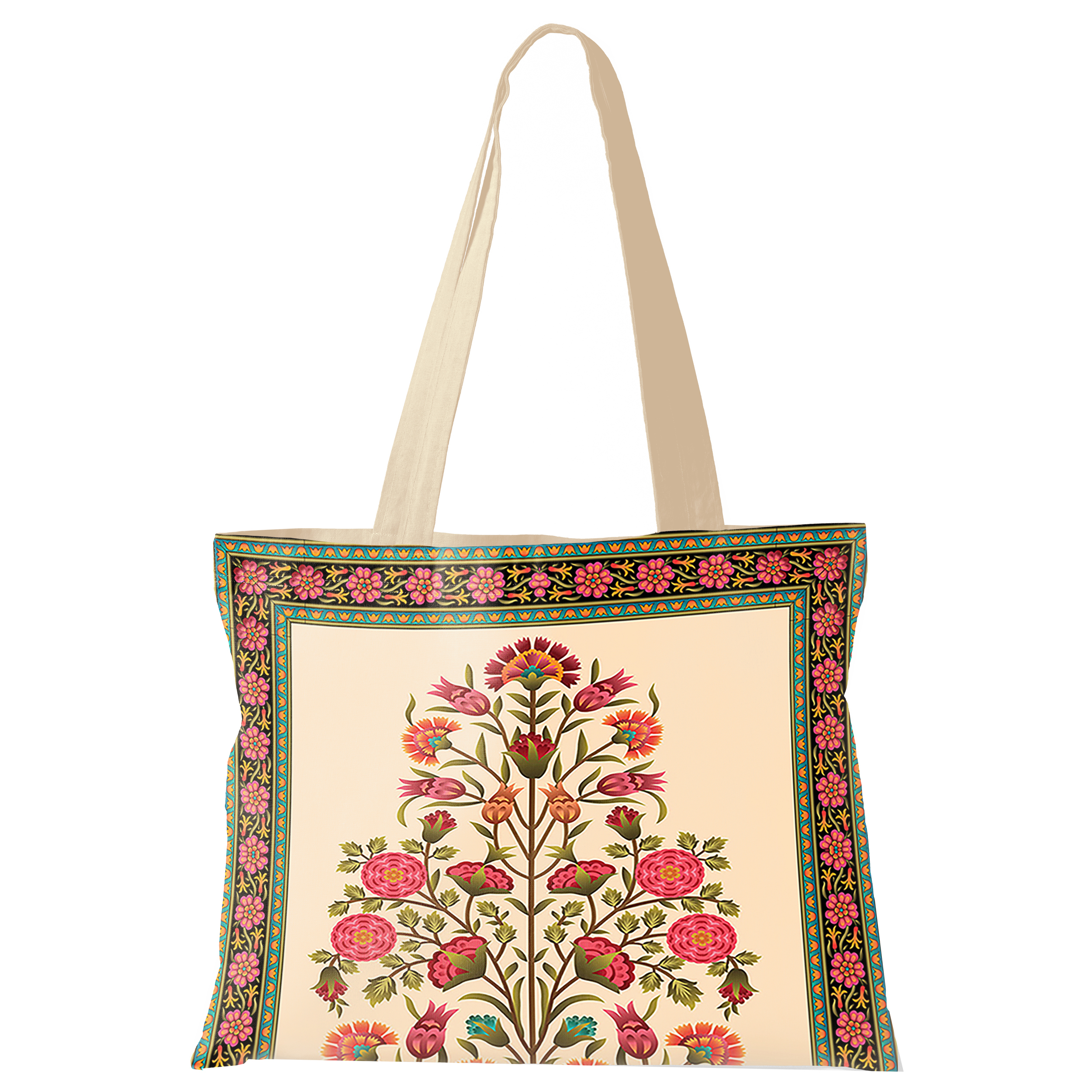 سجاده و جانماز مدل گل و حاشیه سنتی کد 1400115