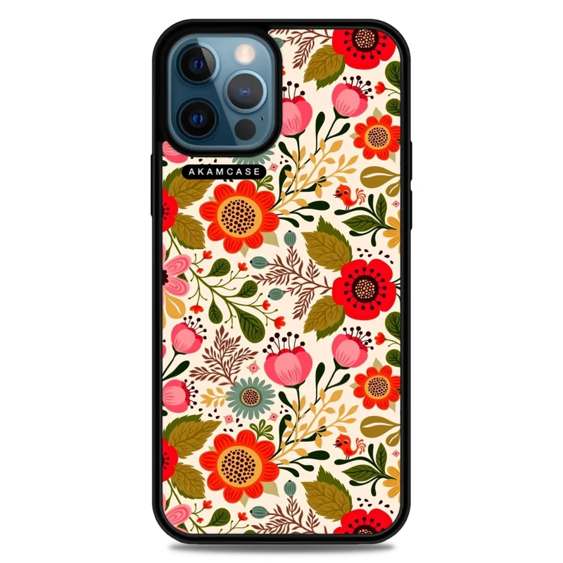 کاور آکام مدل AMC-WA12PROMAX-FLOWERS4 مناسب برای گوشی موبایل اپل iPhone 12 Pro Max