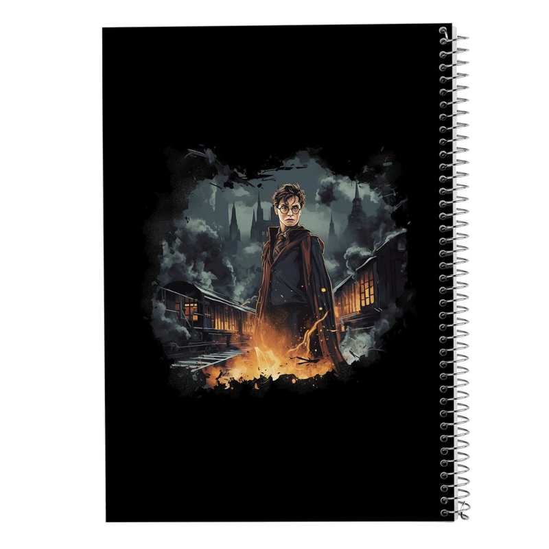 دفتر ژورنال نویسی 50 برگ مدوپد مدل نقطه ای طرح هری پاتر harrypotter کد DF10328