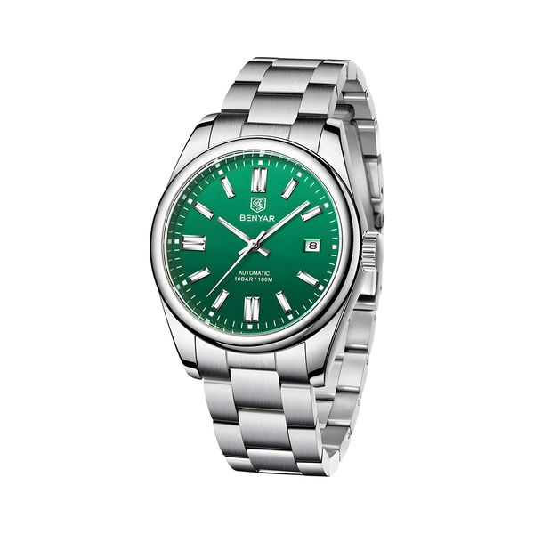 ساعت مچی عقربه‌ای اتوماتیک مردانه بنیار مدل BY-5185-SEK02