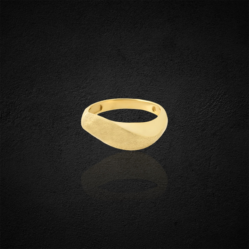 انگشتر طلا 18 عیار زنانه طرح موج مدل DRCC8-21d