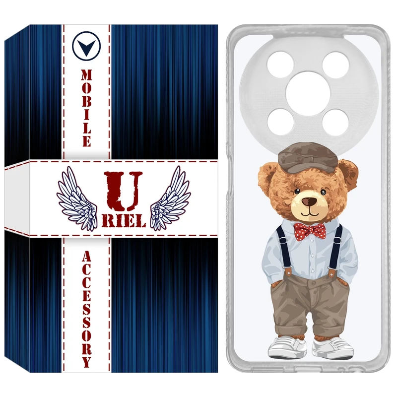 کاور یوریل مدل Clear کد 41 طرح تدی مناسب برای گوشی موبایل وکال V2 / V2 Lite