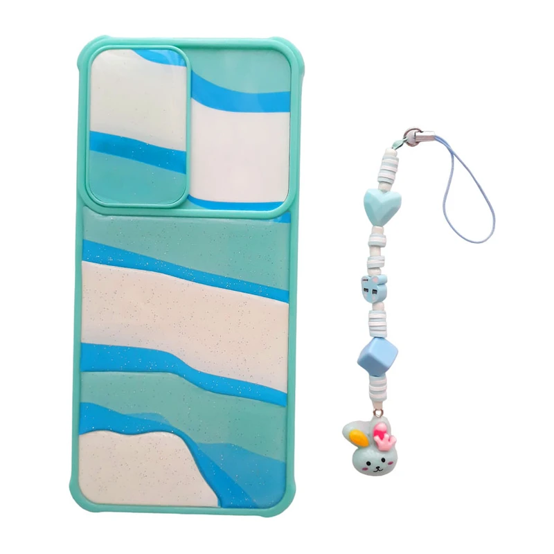 کاور طرح پالت مدل آبرنگ کد A10253 مناسب برای گوشی موبایل شیائومی Redmi Note 10 4G / Note 10s به همراه بند آویز