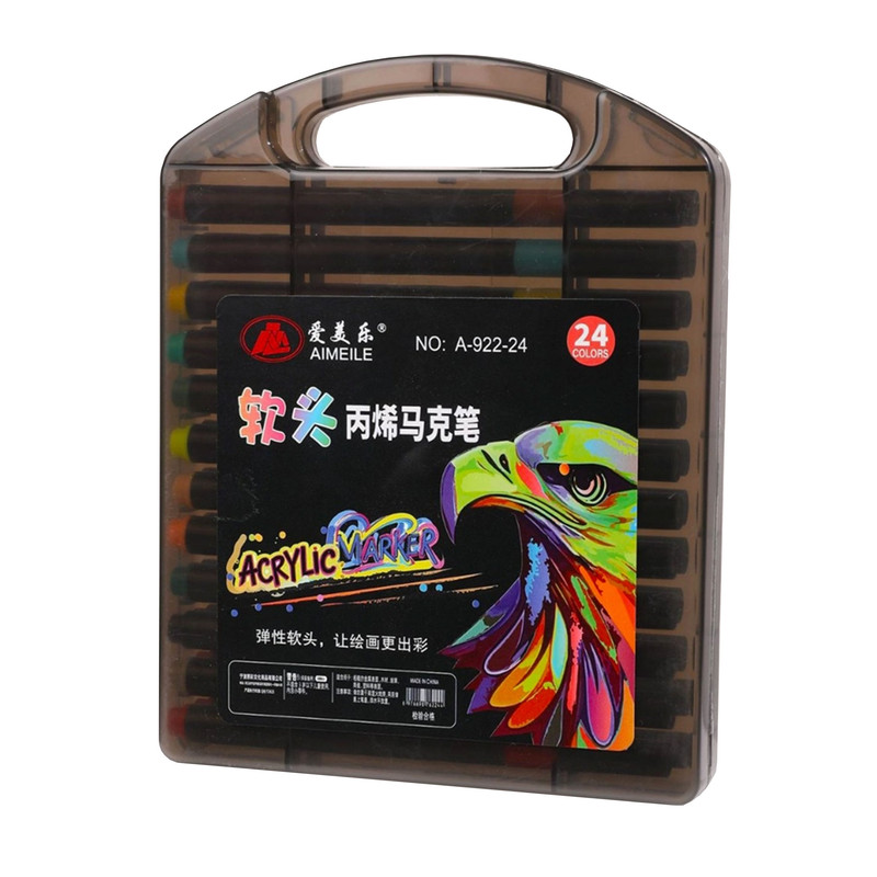  ماژیک رنگ آمیزی مدل اکرلیک مجموعه 24 عددی