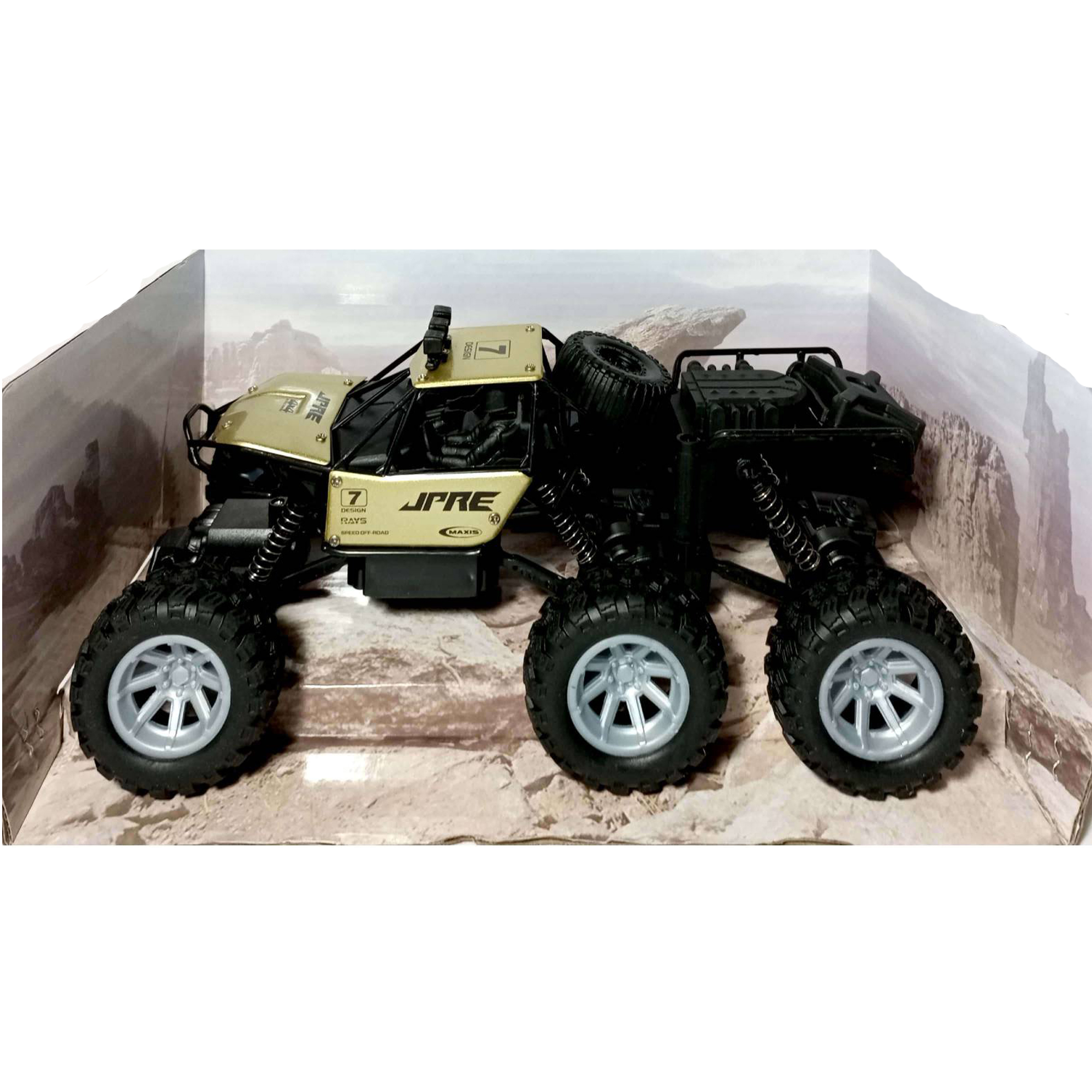 ماشین بازی کنترلی مدل آفرود 6 چرخ