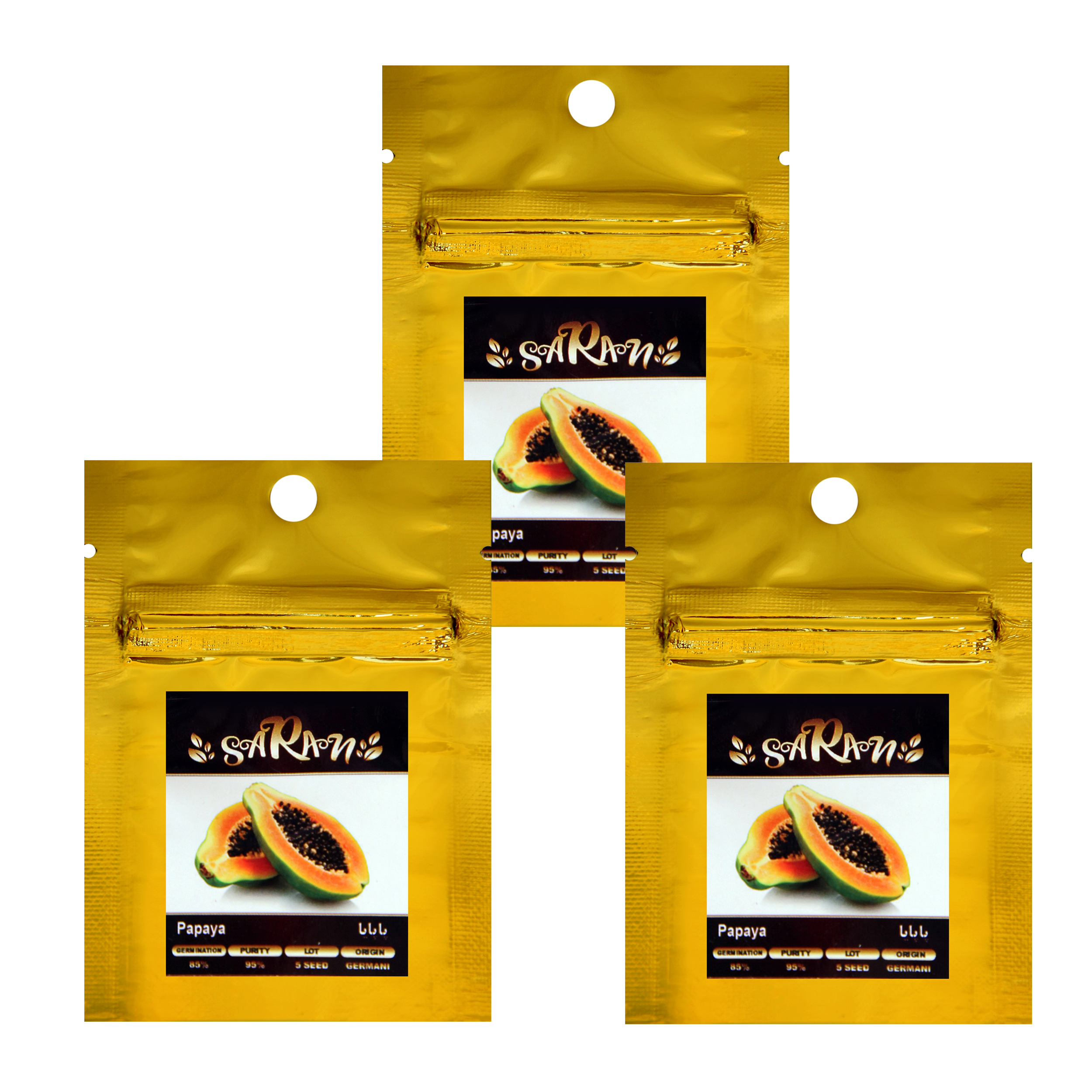 بذر میوه پاپایا ساران مدل AMR-192 بسته 3 عددی