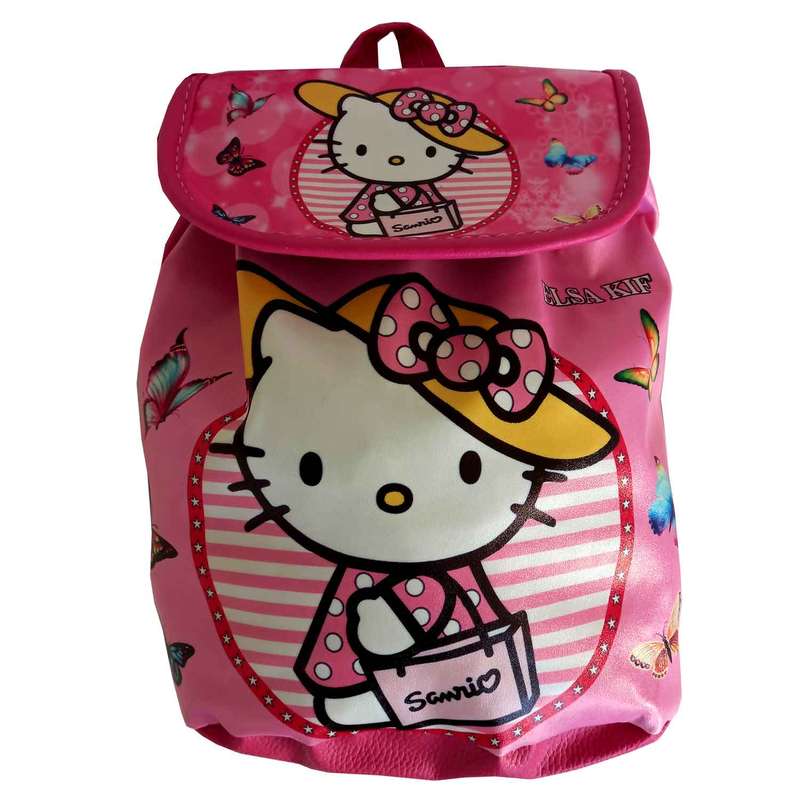کوله پشتی بچگانه مدل کیتی و پروانه کد KITTY-NEW-0105