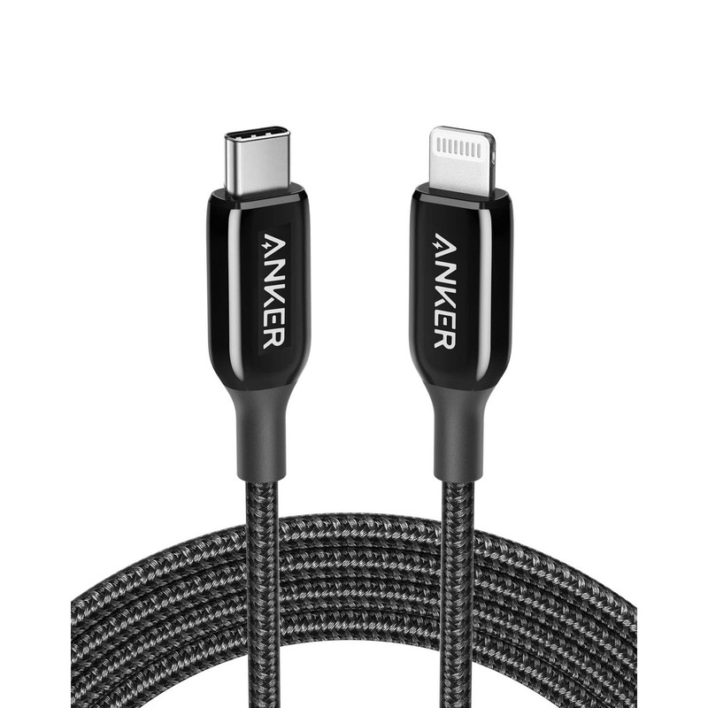 کابل تبدیل USB-C به لایتنینگ انکر مدل 762 طول 1 متر 