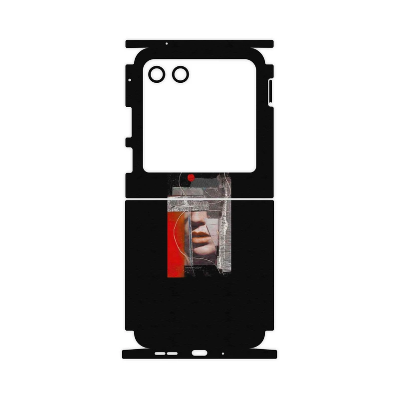 برچسب پوششی ماهوت مدل Collage of Mouth-FullSkin مناسب برای گوشی موبایل موتورولا Razr 40 Ultra