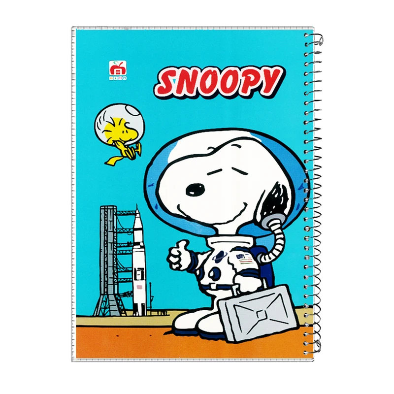 دفتر مشق 40 برگ آلما طرح کارتونی مدل طلقی کد 7487