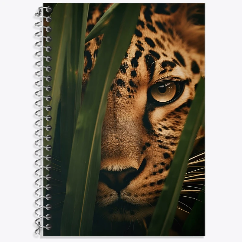 دفتر لغت 50 برگ خندالو طرح پلنگ کد F6966