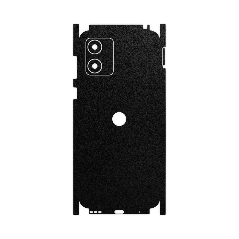 برچسب پوششی ماهوت مدل Black-Suede-FullSkin مناسب برای گوشی موبایل موتورولا Moto E13