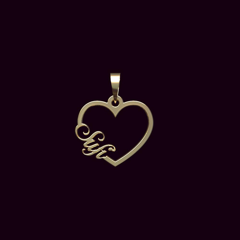 آویز گردنبند طلا 18 عیار زنانه مدوپد مدل اسم سوفی sufi کد PB1-10447