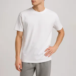 تیشرت آستین کوتاه مردانه مدل TMZN رنگ سفید