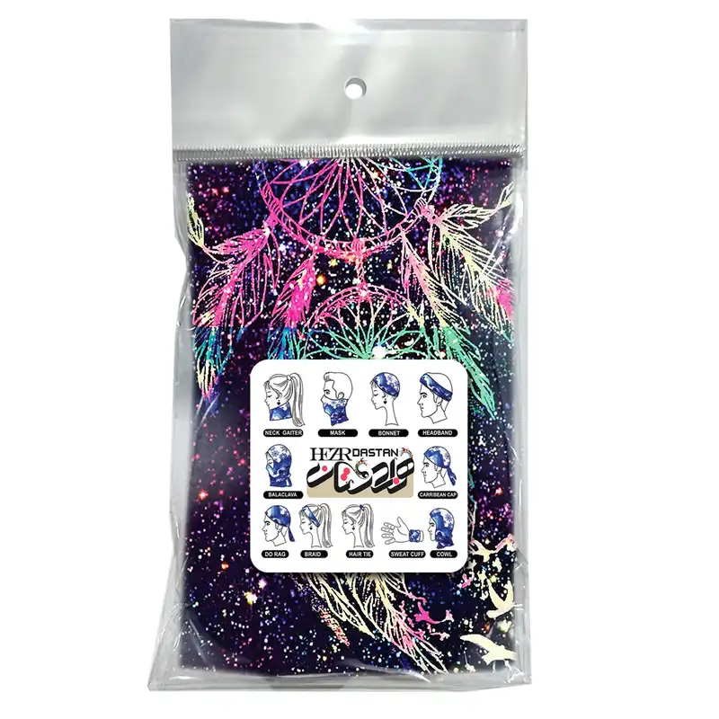 دستمال سر و گردن هزاردستان مدل DB36