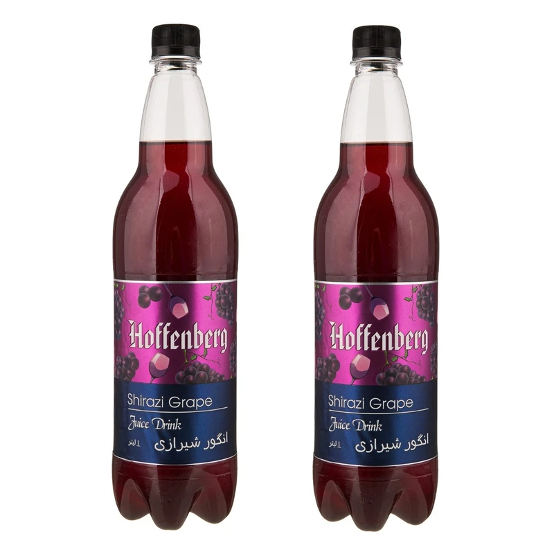 نوشابه گازدار انگور هوفنبرگ - 1 لیتر بسته 2 عددی