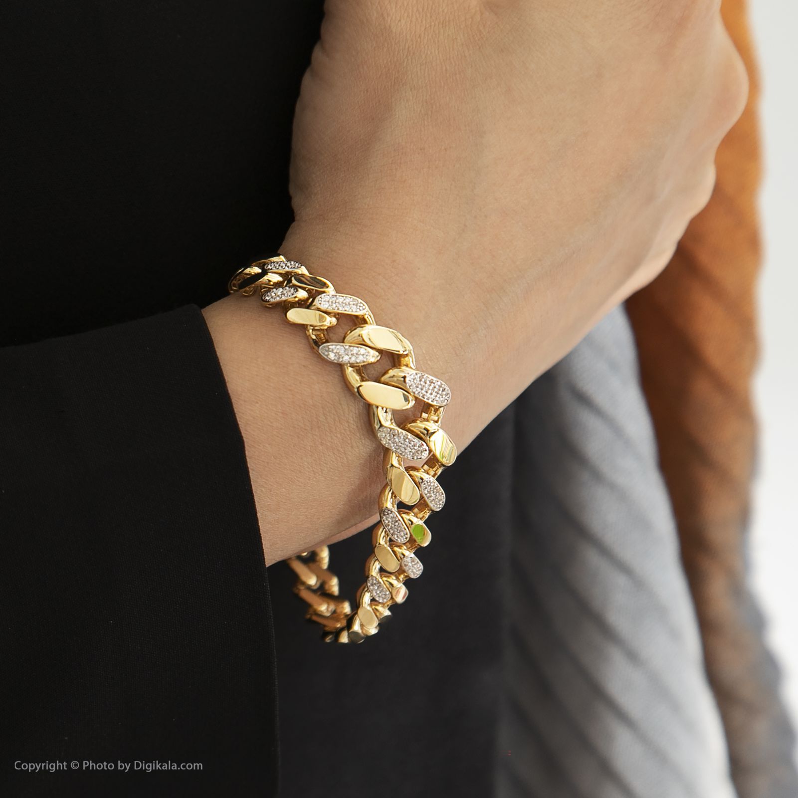 دستبند طلا 18 عیار زنانه مایا ماهک مدل MB1197 -  - 2