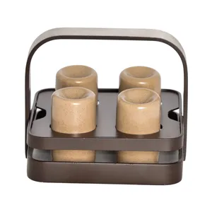نمک و فلفل پاش بی وی کی کد 452605 مجموعه 4 عددی