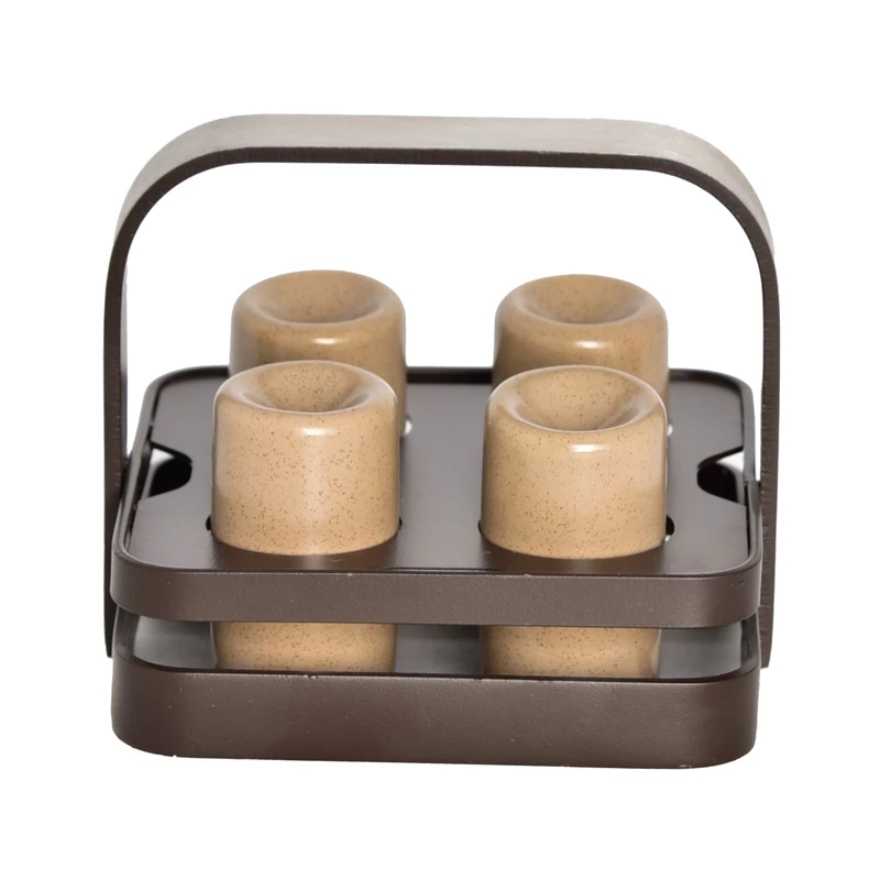 نمک و فلفل پاش بی وی کی کد 452605 مجموعه 4 عددی