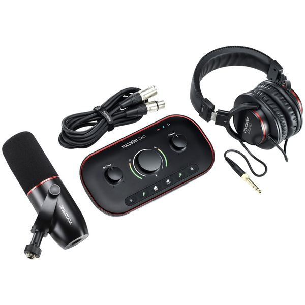 پکیج کارت صدا استودیویی مدل فوکوس رایت  Vocaster two studio