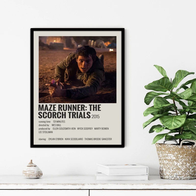 تابلو آتریسا طرح پوستر فیلم Maze Runner:The Scorch Trials مدل ATM798