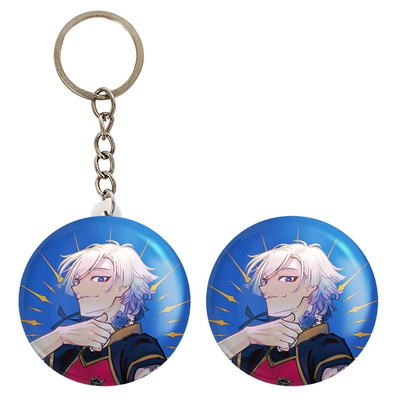 پیکسل خندالو مدل سیشیرو انیمه بلو لاک Blue Lock کد 24401 به همراه جاکلیدی