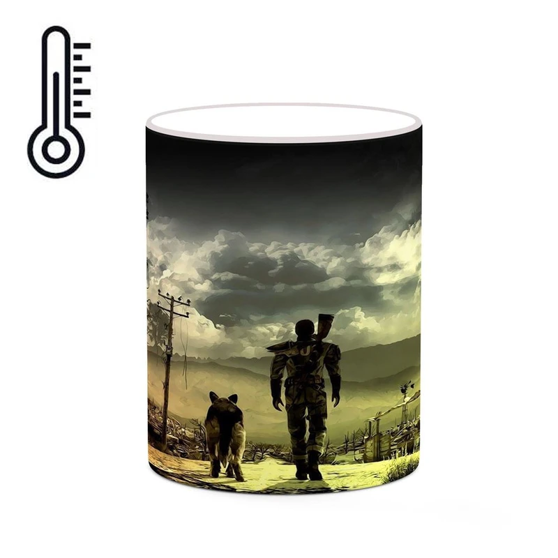ماگ حرارتی کاکتی مدل بازی Fallout 3 کد mgh28347
