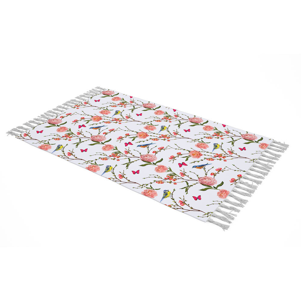 شال مبل مدل باغ عدن کد F2SH1081 سایز 98x180 سانتی متر شال مبل مدل باغ عدن کد F2SH1081 سایز 98x180 سانتی متر