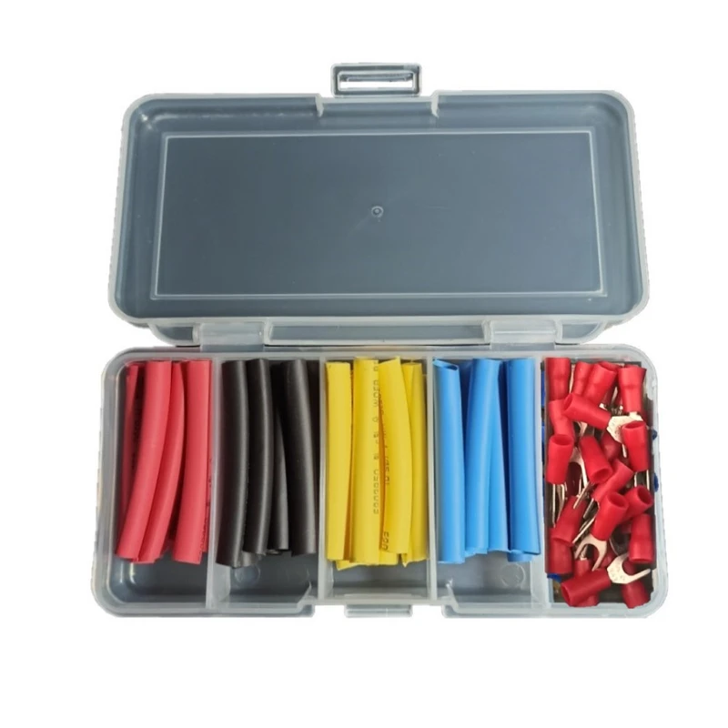 وارنیش حرارتی مدل DG-6 مجموعه 60 عددی به همراه سرسیم دوشاخ