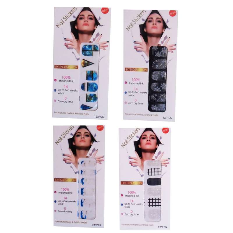 استیکر طراحی ناخن مدل 04 مجموعه 4 عددی